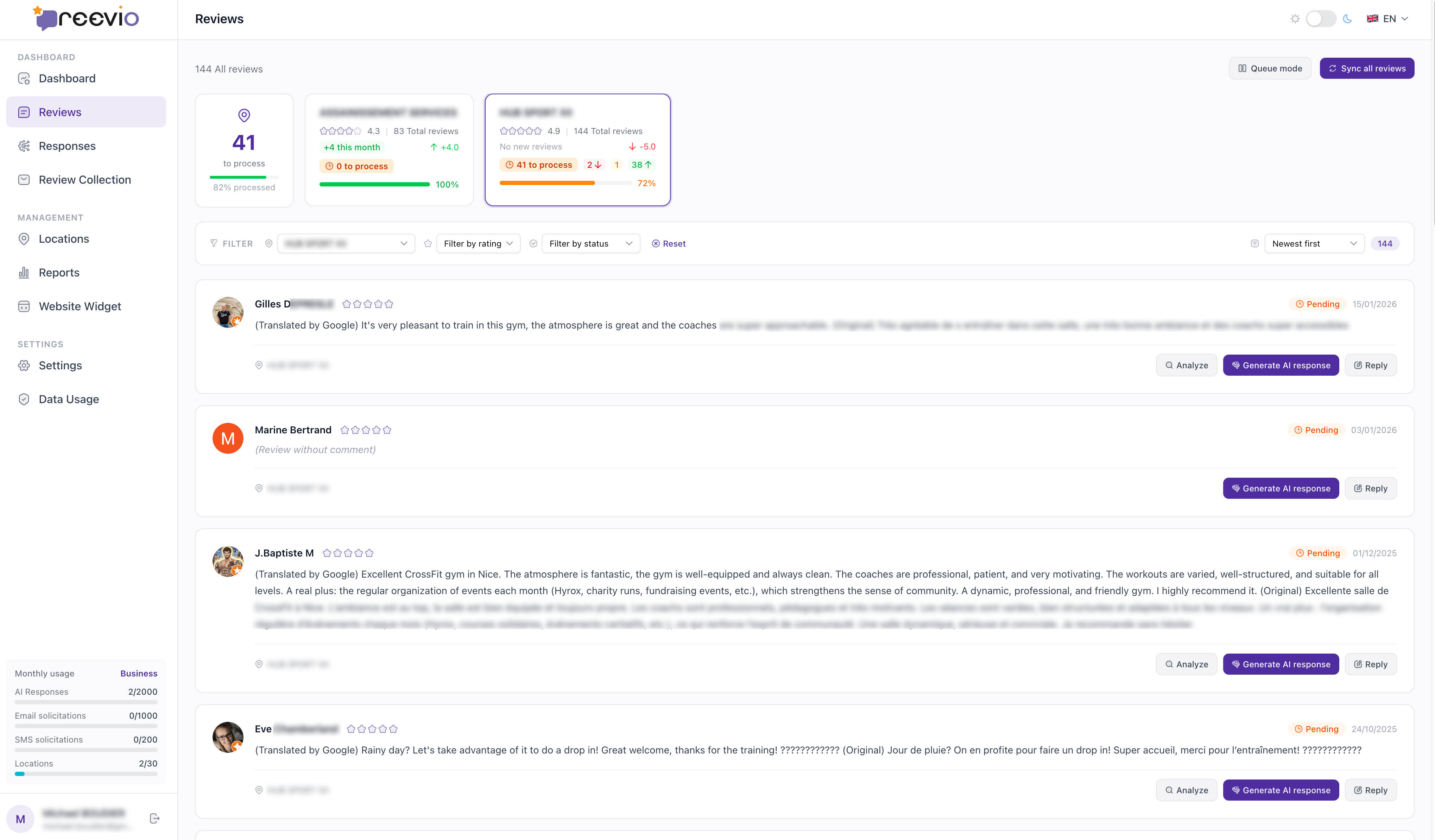 R&eacute;ponse automatique aux avis Google par intelligence artificielle