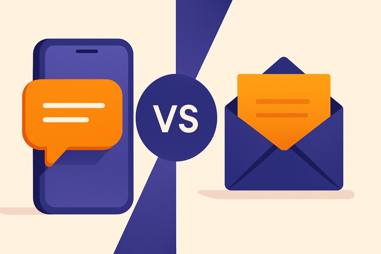 Sollicitations SMS vs Email : quel canal choisir ?